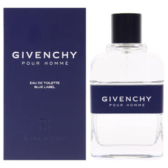 Givenchy Blue Label front bottle showing sleek design and brand impact