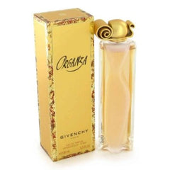 Givenchy ORGANZA front packaging showing box and perfume promoting gift-ready presentation