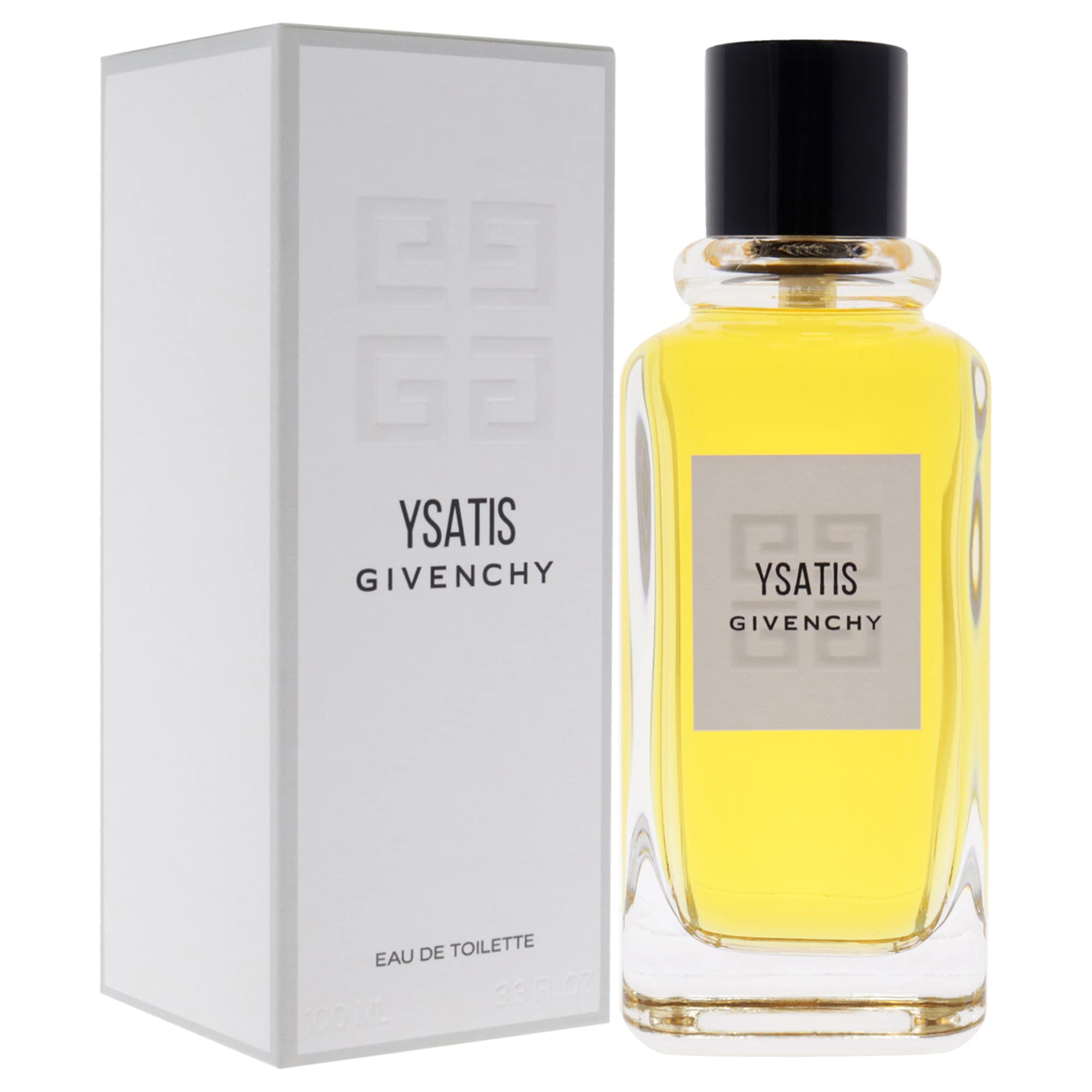 Givenchy Ysatis bottle close-up on label highlighting brand authenticity