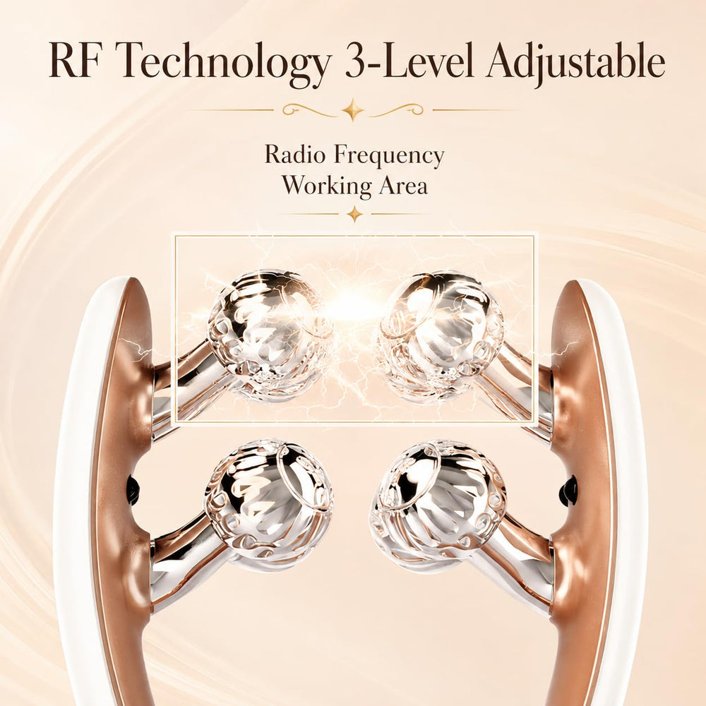 GJMJNNW face massager in premium gift box showing presentation and ready-to-gift appeal