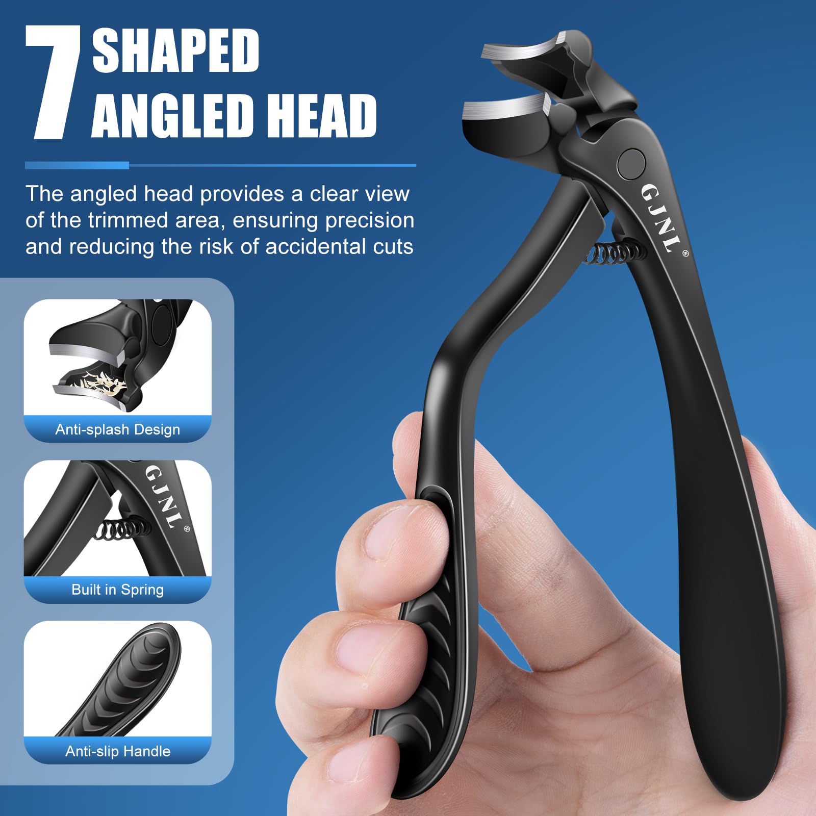 GJNL angled head and blades detail for clearer trims