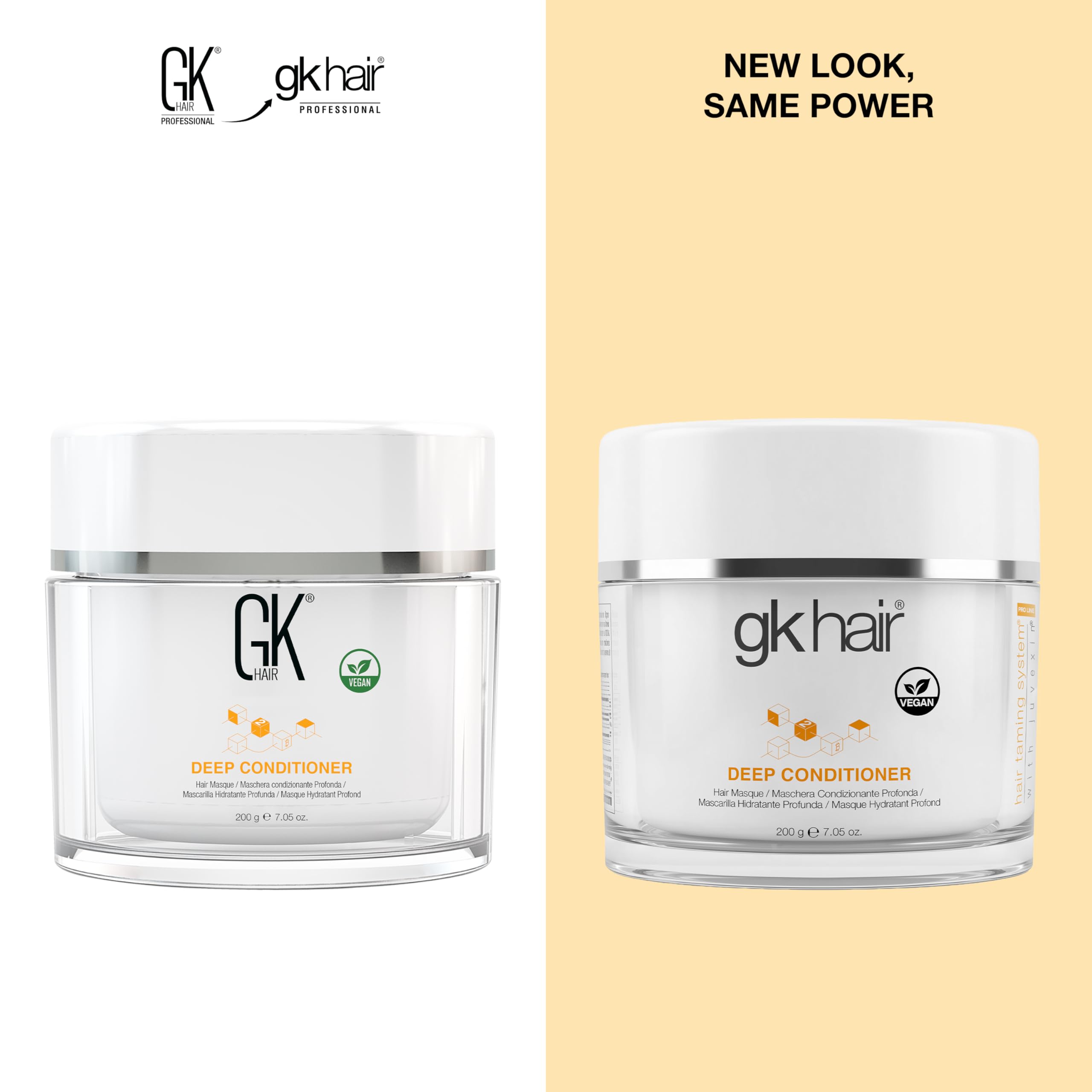 GK HAIR open jar texture highlighting rich creamy mask