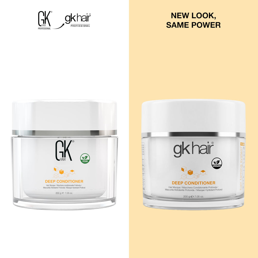 GK HAIR open jar texture highlighting rich creamy mask