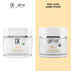 GK HAIR open jar texture highlighting rich creamy mask