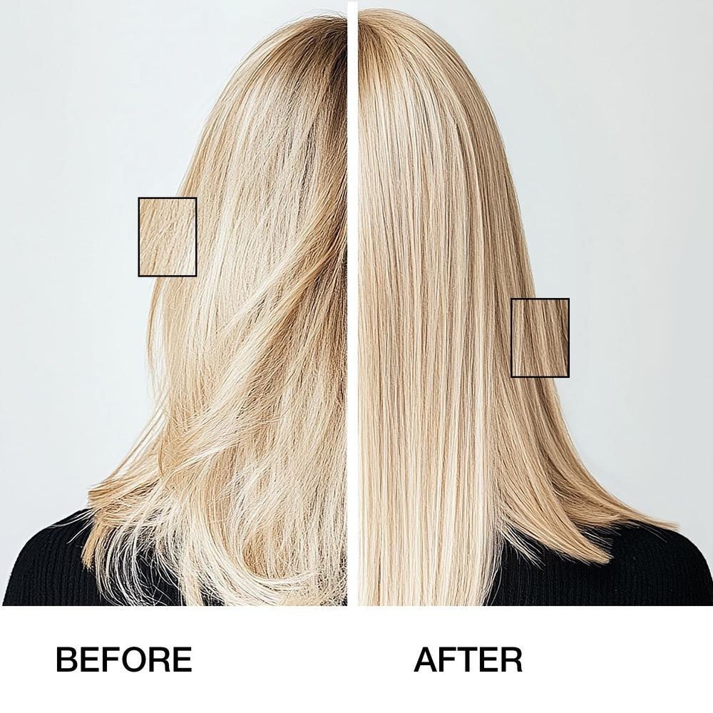 GK HAIR applying serum to ends before sleep to prevent pillow friction