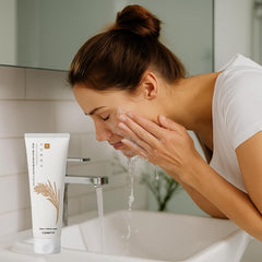 Glamfox creamy foam close-up texture demonstrating gentle hydration