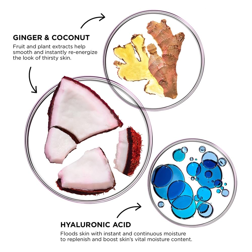 Glamglow application on skin demonstrating cooling mask spread and immediate soothing benefit