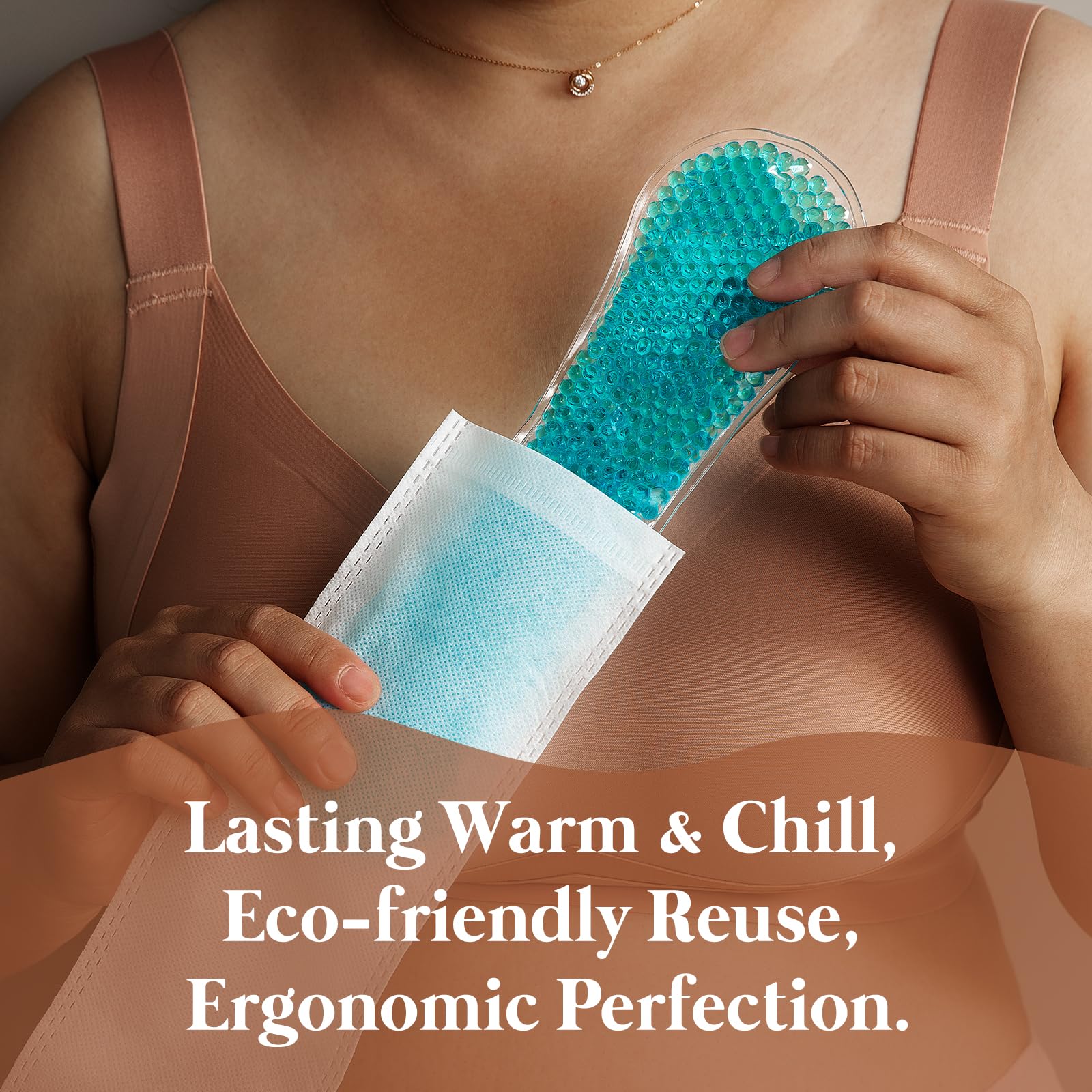 Glamommy lifestyle hospital scene mom using items for relaxed postpartum care