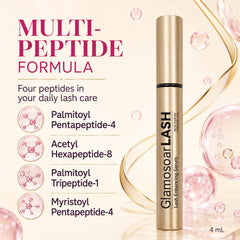 glamosoar bottle beside a ruler to show 4ml size, travel-friendly benefit