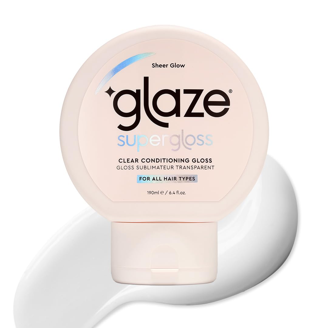 glaze front packaging showing bottle and label delivering instant shine