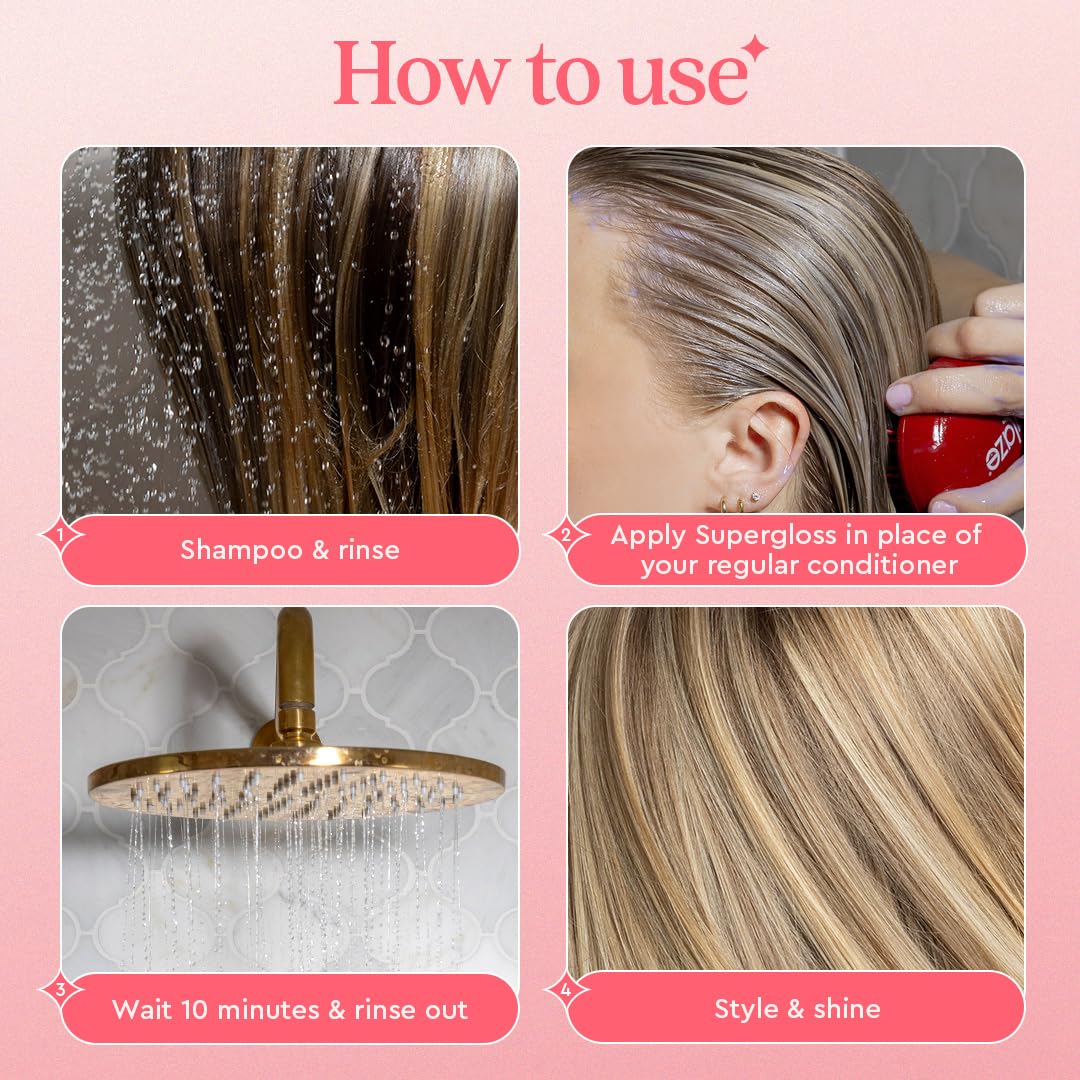 glaze ingredients and vitamin e focus highlighting nourishing benefits