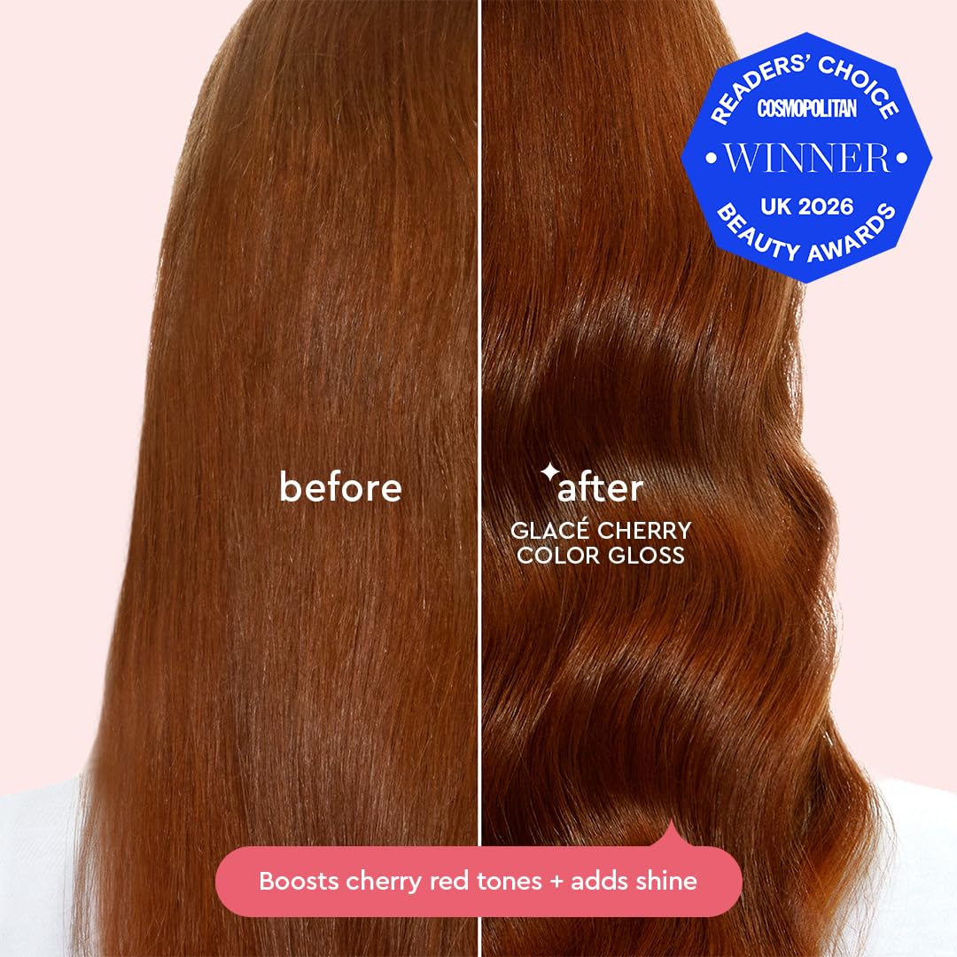 glaze glossy texture swirl of the conditioning gloss for hydration benefit