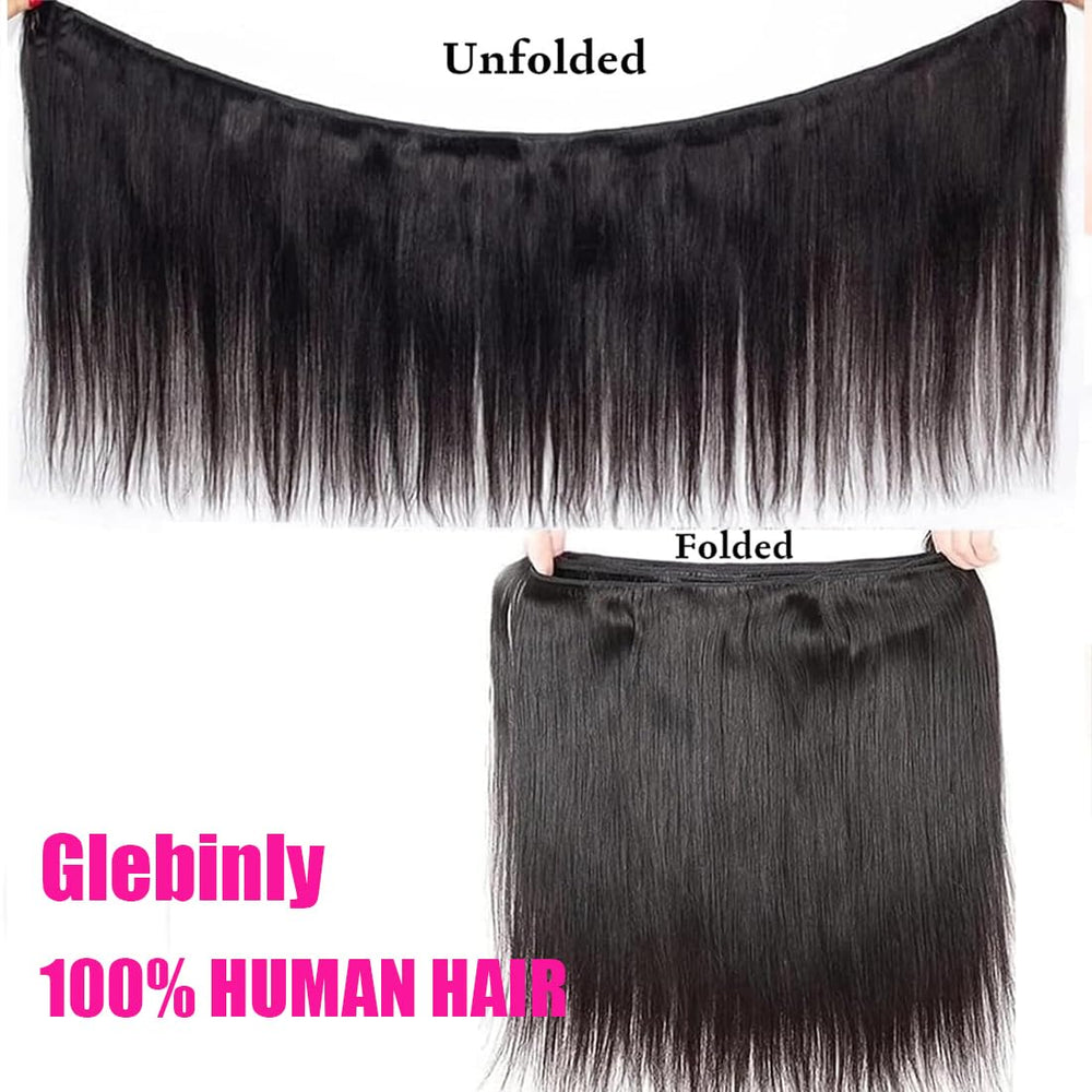 Glebinly texture close-up showing smooth silky strands for easy styling