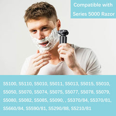 Gleway SH50 close-up of thin foil highlighting precise cutting edge for closer shaves
