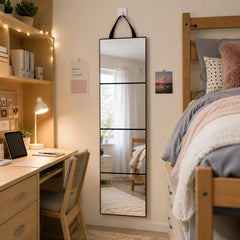 glikceil front open full length mirror showing clear head-to-toe view benefit