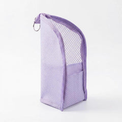 GLLCTLZ hanging on rail using built-in hook for hands-free use