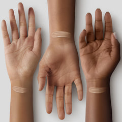 Glo Skin Beauty application brush applying Naturelle for smooth, natural-looking coverage