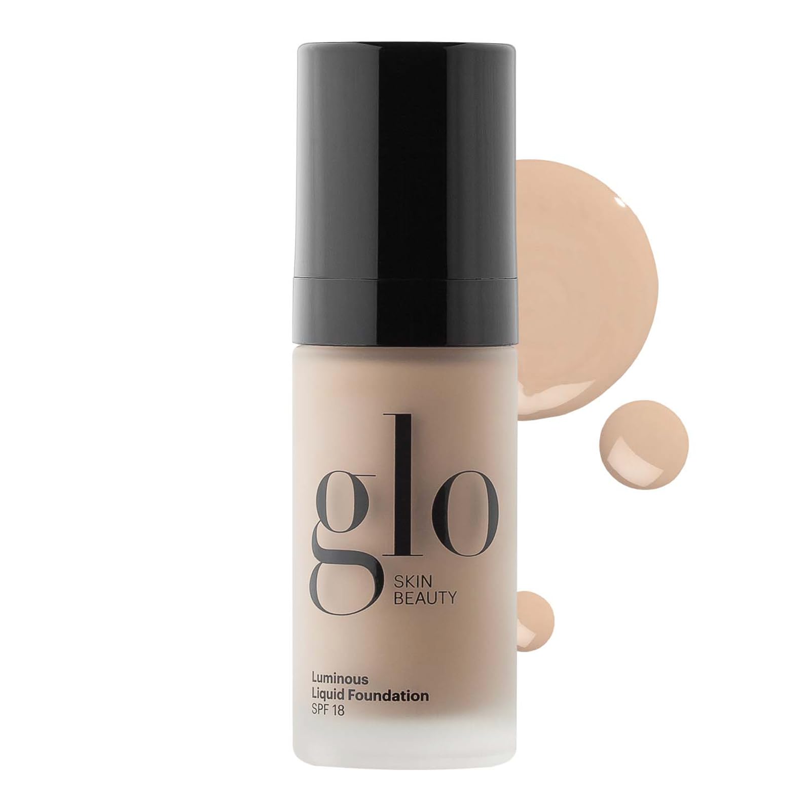 Glo Skin Beauty front packaging showing Naturelle shade and sleek bottle benefit: easy identification