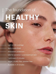 Glo Skin Beauty open pan revealing Honey Medium powder and mirror for quick touch-ups