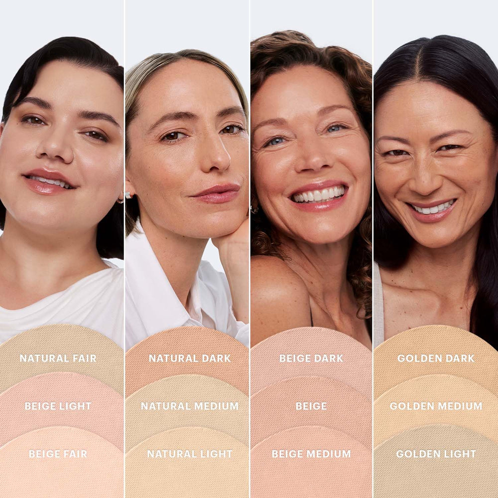 Glo Skin Beauty compact side profile showing compact size for travel benefit