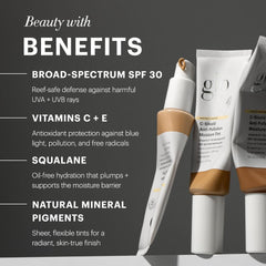 Glo Skin Beauty pump dispensing tint for controlled, mess-free application