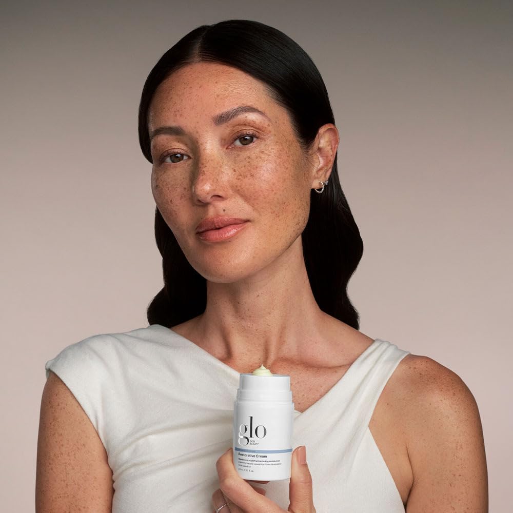Glo Skin Beauty skin texture before and after showing improved smoothness benefit