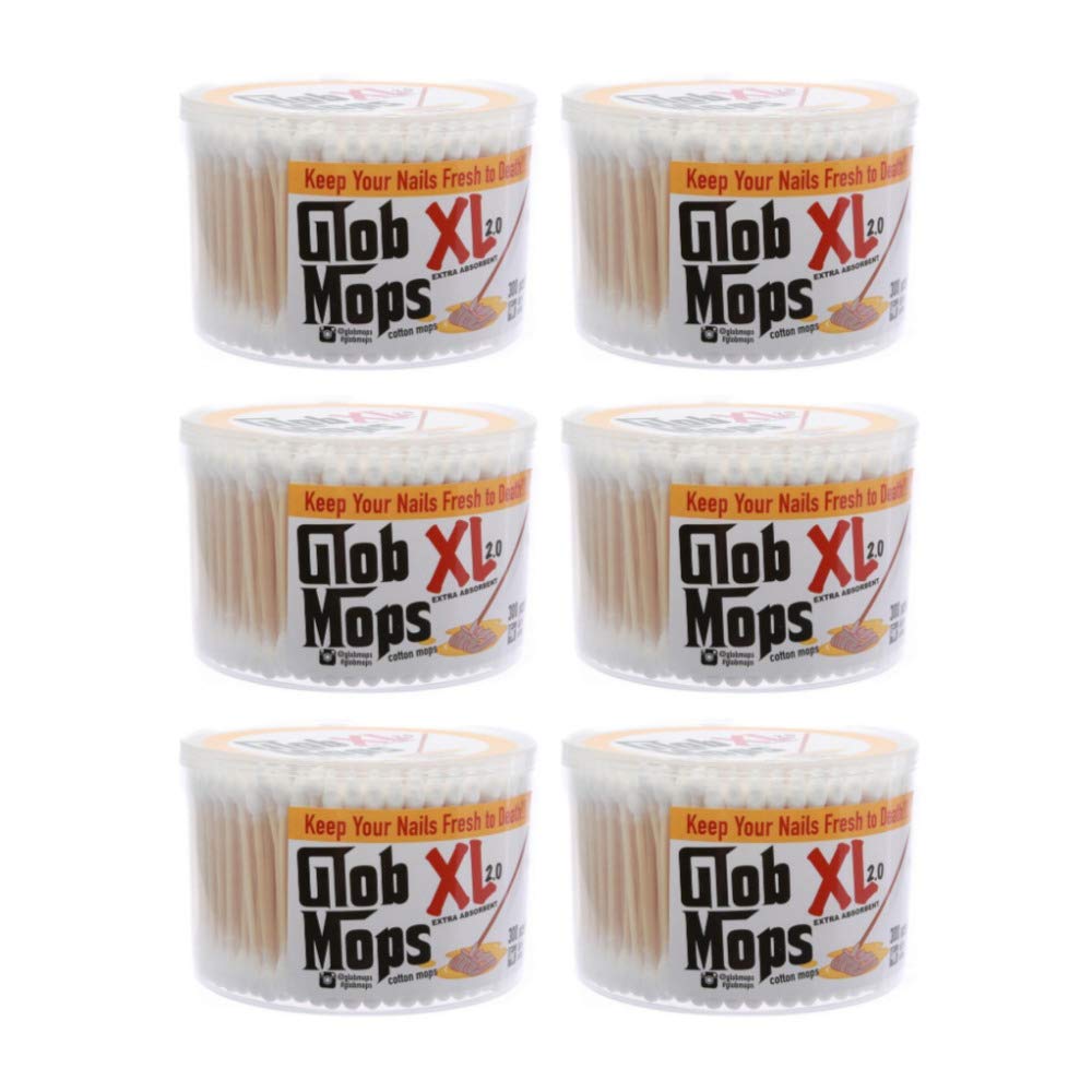 Glob Mops front packaging showing 6-pack bundle and count, highlights convenience