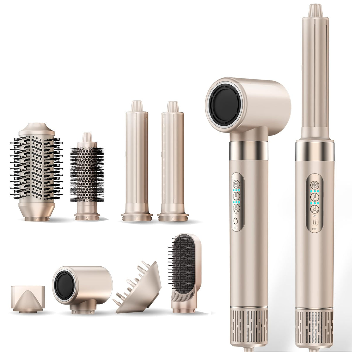 GloCurlX front packaging showing kit benefits and included attachments