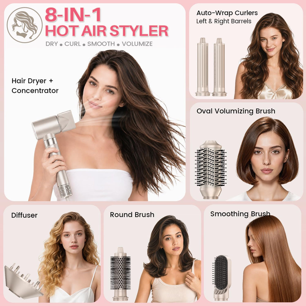 GloCurlX oval volumizing brush detail for increased root lift and smooth lengths