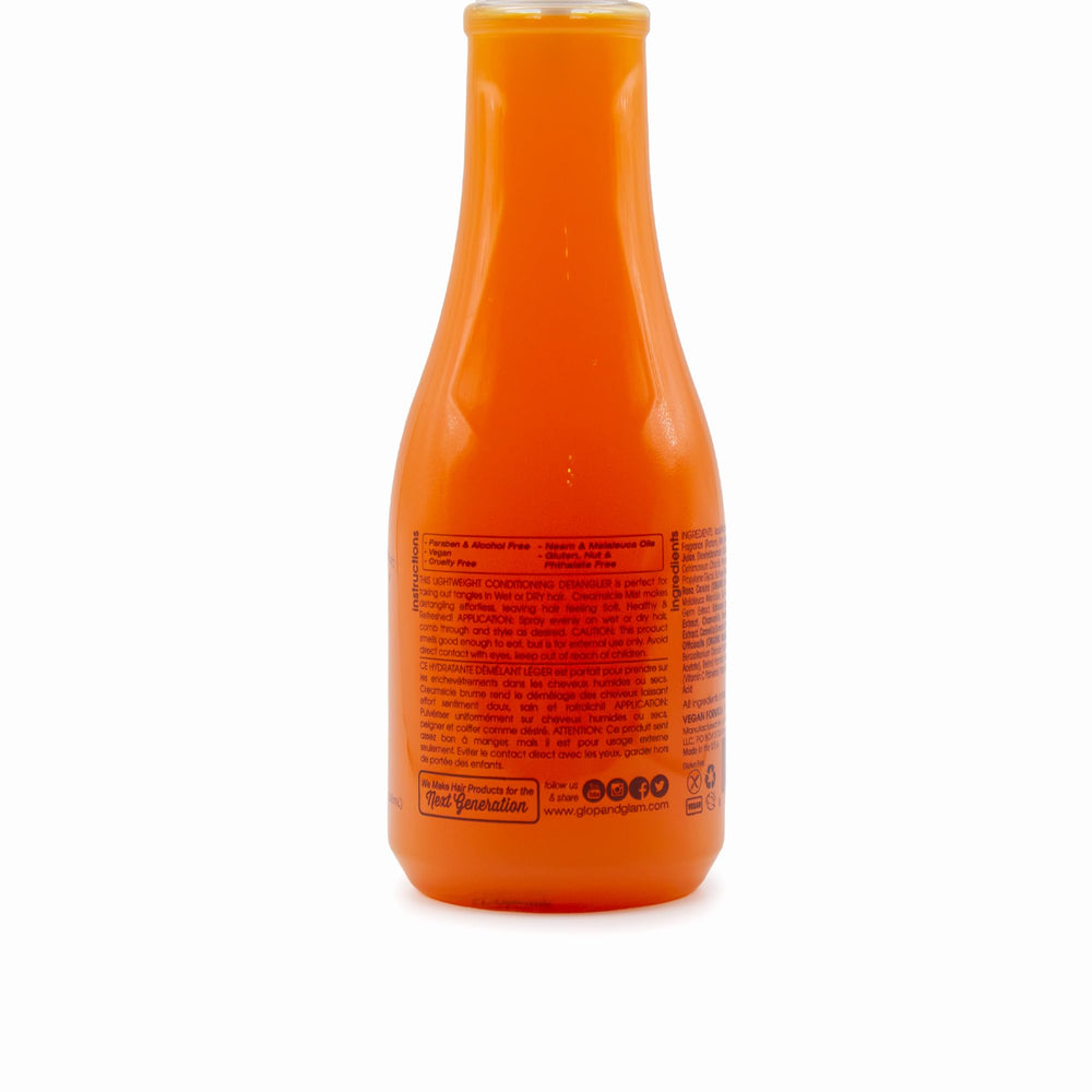 Glop & Glam close shot of lightweight spray texture for softness