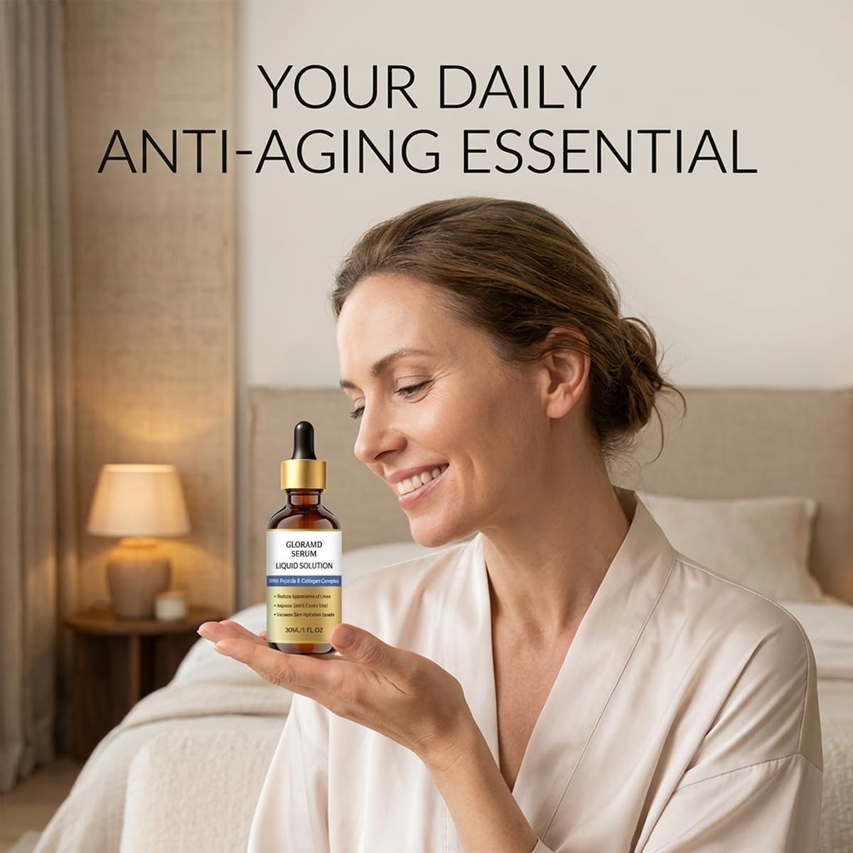 Gloramd Serum two-bottle 2-pack display emphasizing value and routine