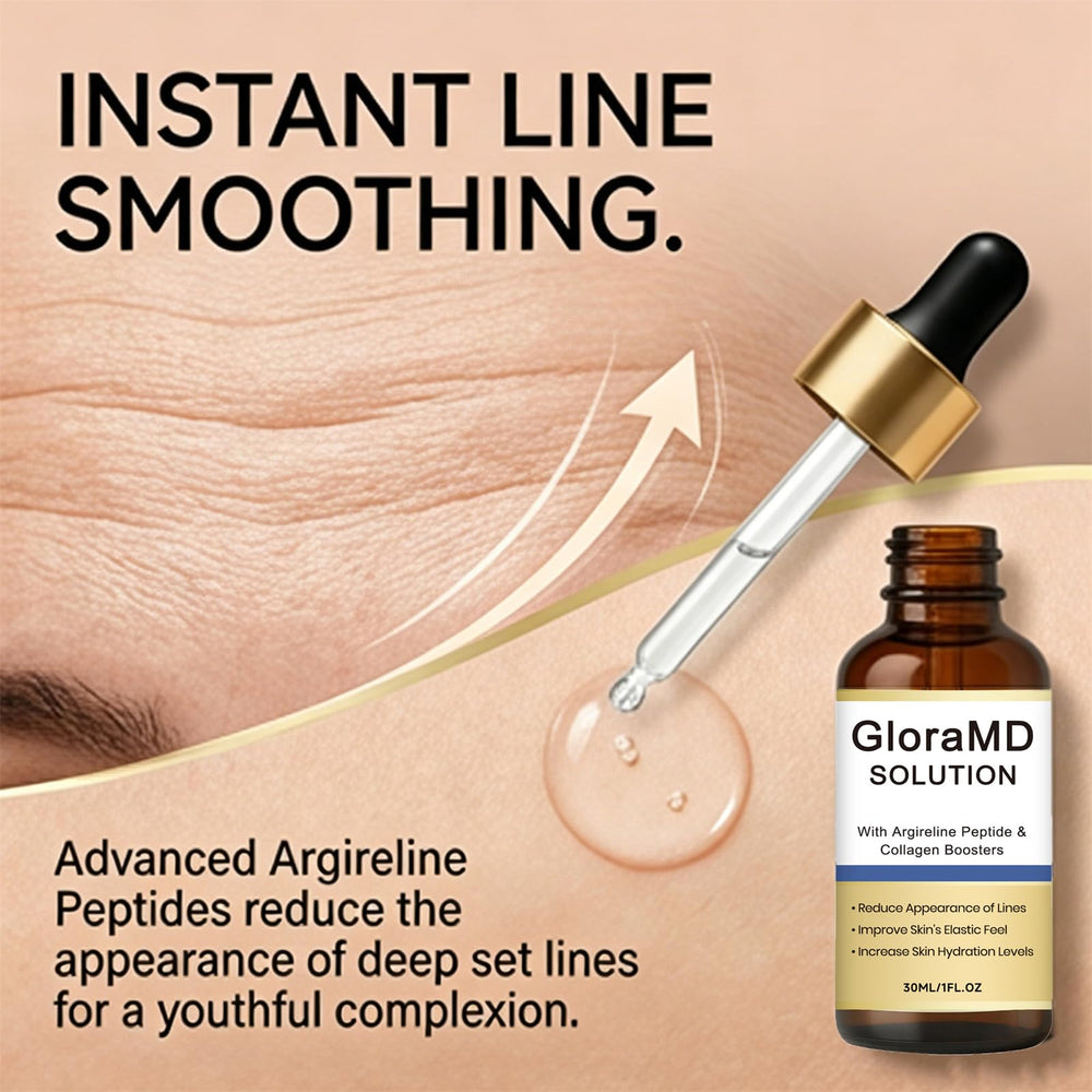 Gloramd Solution pipette dispensing serum highlighting precise application benefit