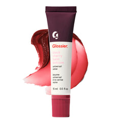 glossier balm dotcom front tube showing compact design and easy portability