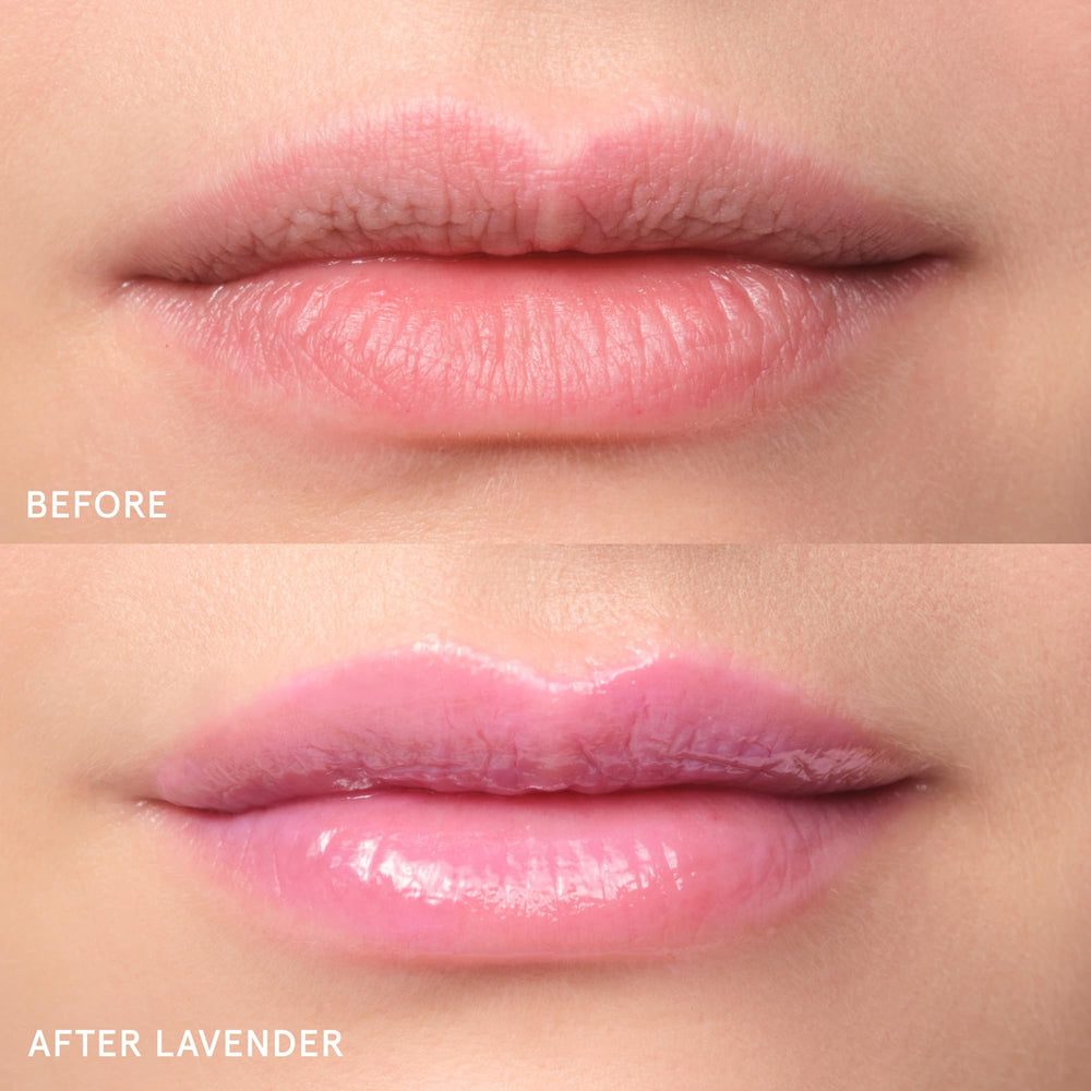 Glossier Balm Dotcom close shot of lanolin and beeswax texture for long lasting moisture