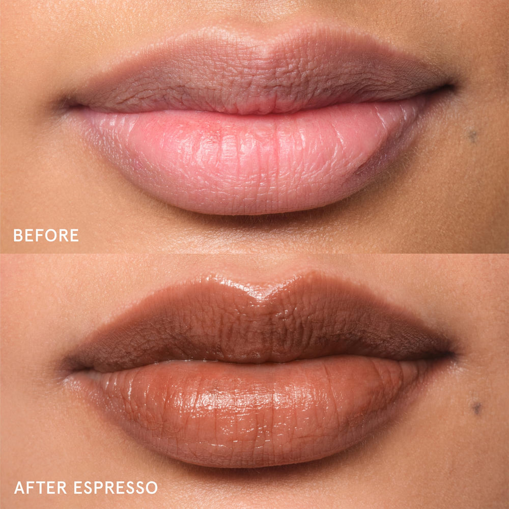 Glossier balm dotcom used on cuticles to soften and moisturize skin