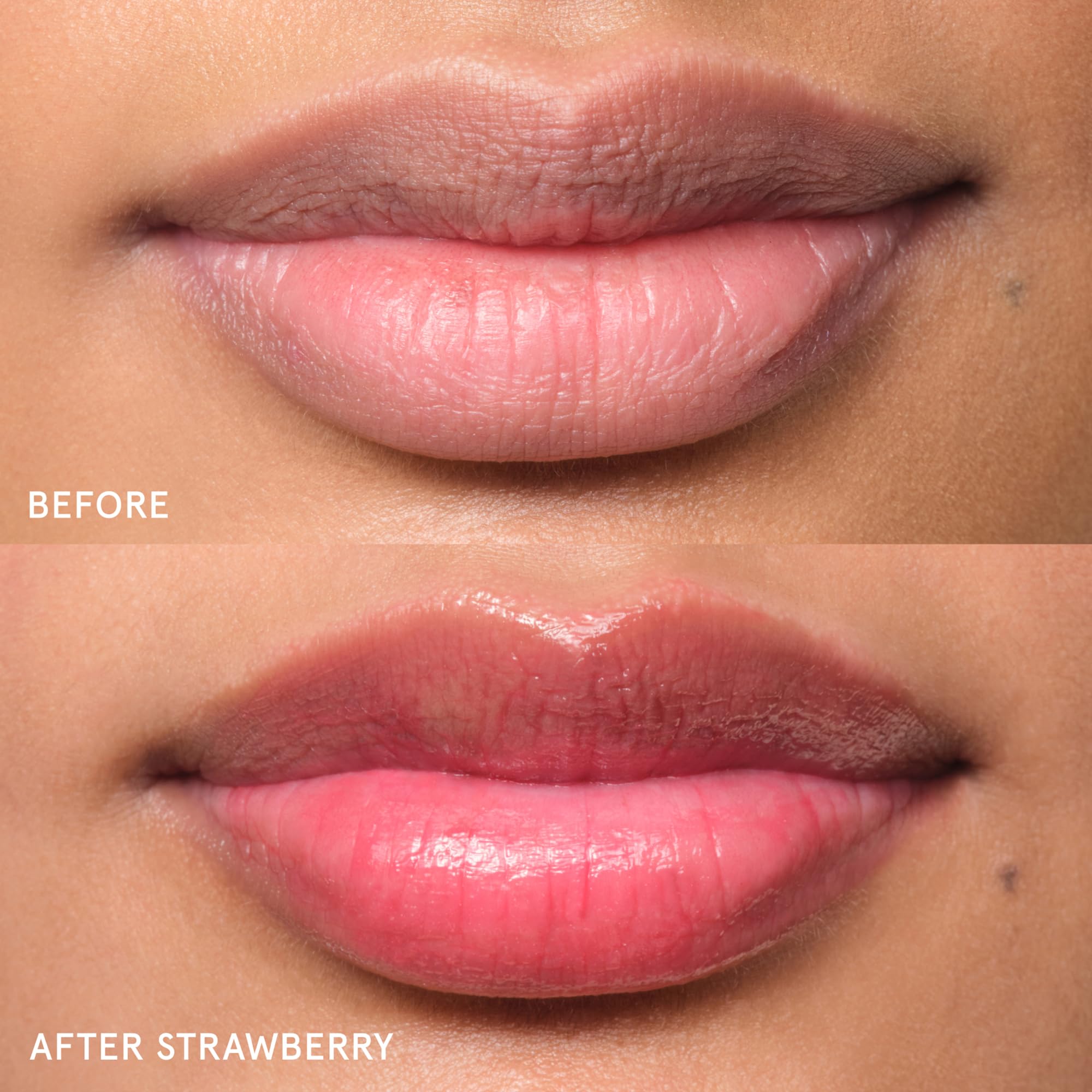 open cap revealing balm solid balmy surface and creamy consistency benefit
