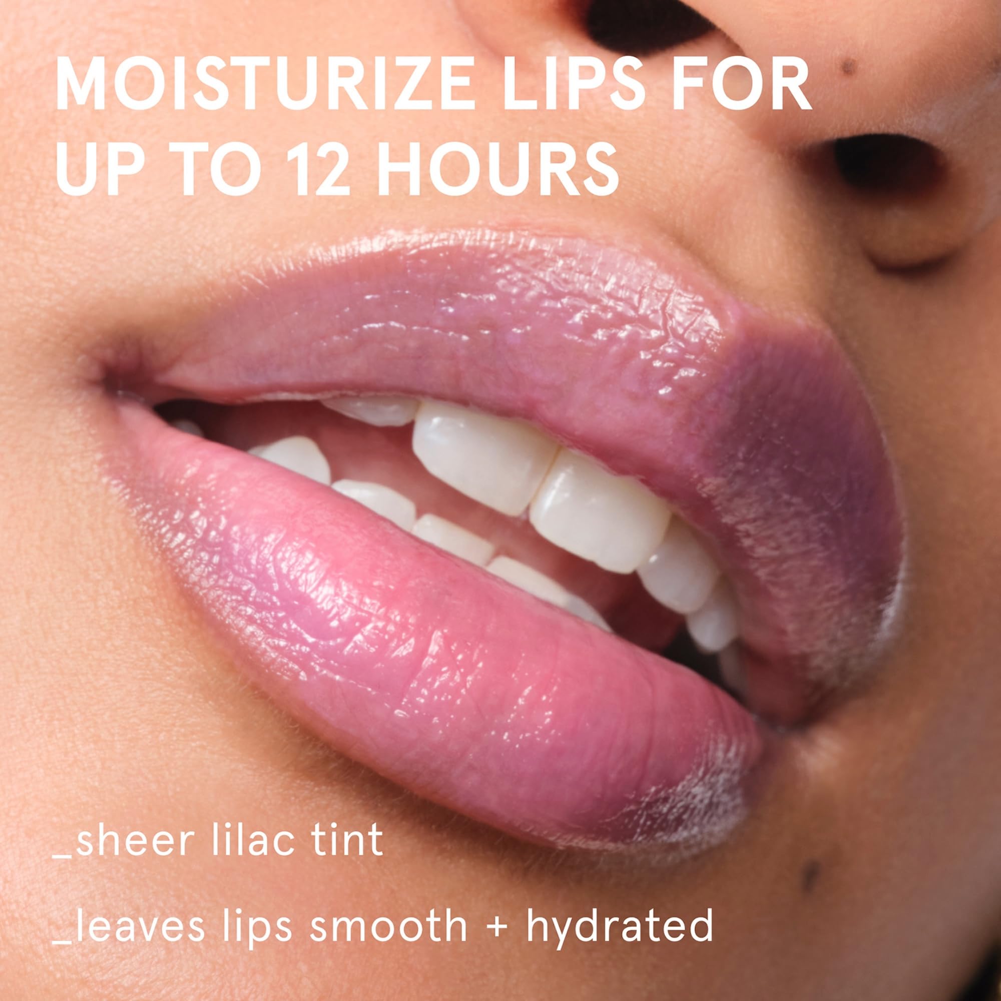 Glossier Balm Dotcom twist up texture visible for smooth glide and easy application