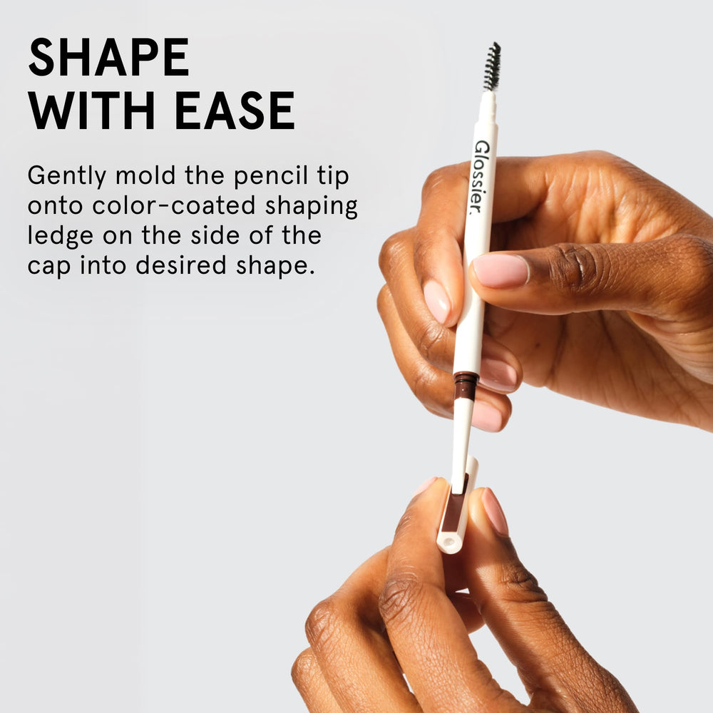 Glossier Boy Brow Arch paired with Boy Brow gel for long-lasting hold and grooming