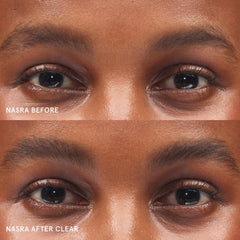 Glossier Boy Brow brush close-up highlighting lift and separation benefit