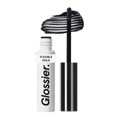 Glossier Boy Brow front compact showing sleek packaging and quick application benefit