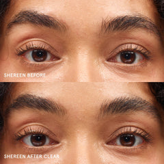 Glossier Boy Brow wand close-up for precise brow shaping benefit
