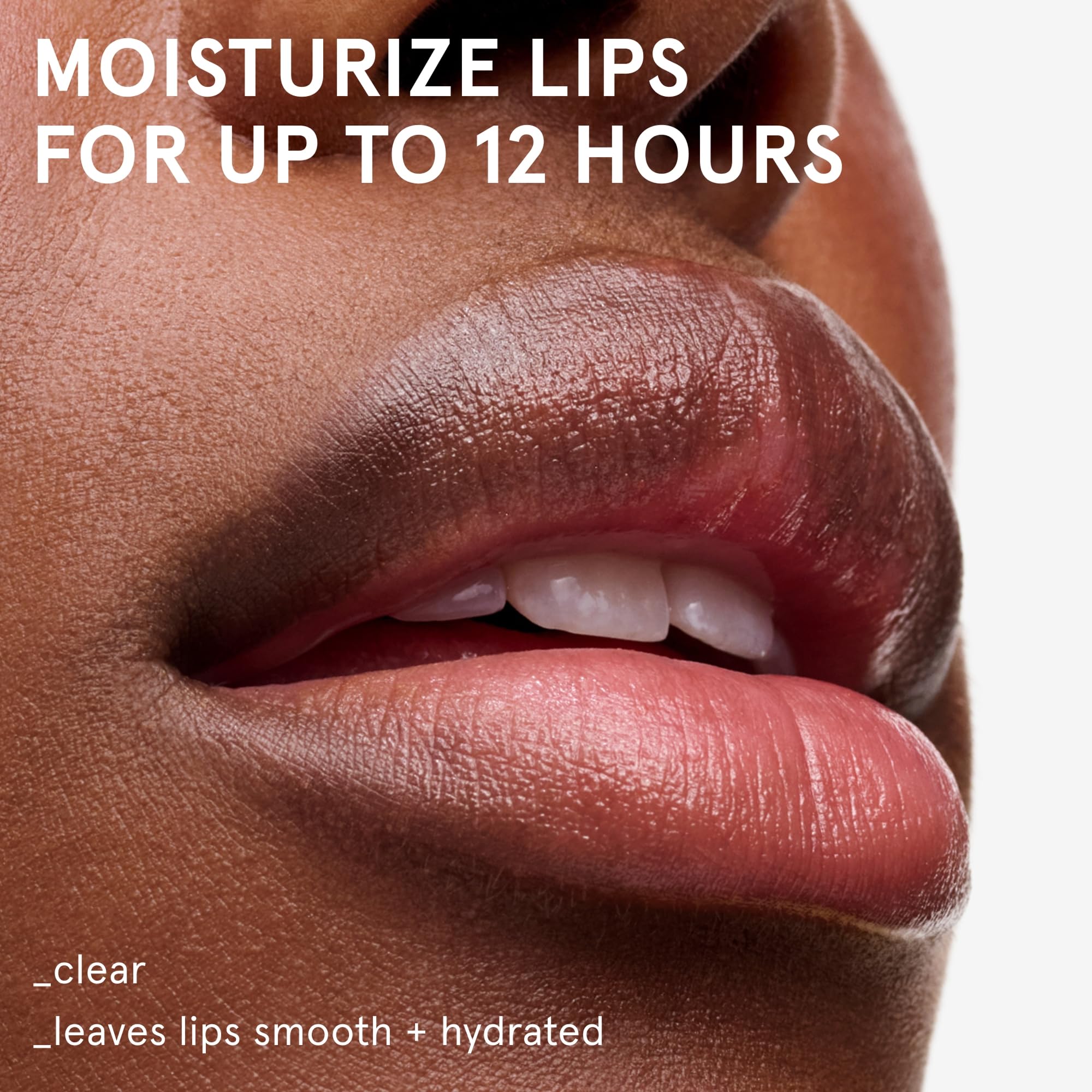 Glossier jar open showing thick glossy texture for long-lasting hydration