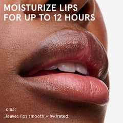 Glossier jar open showing thick glossy texture for long-lasting hydration
