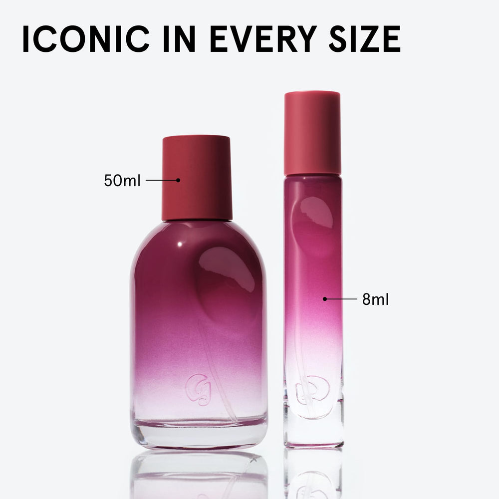 Glossier You Rêve texture swatch evokes creamy buttercream and plum butter notes