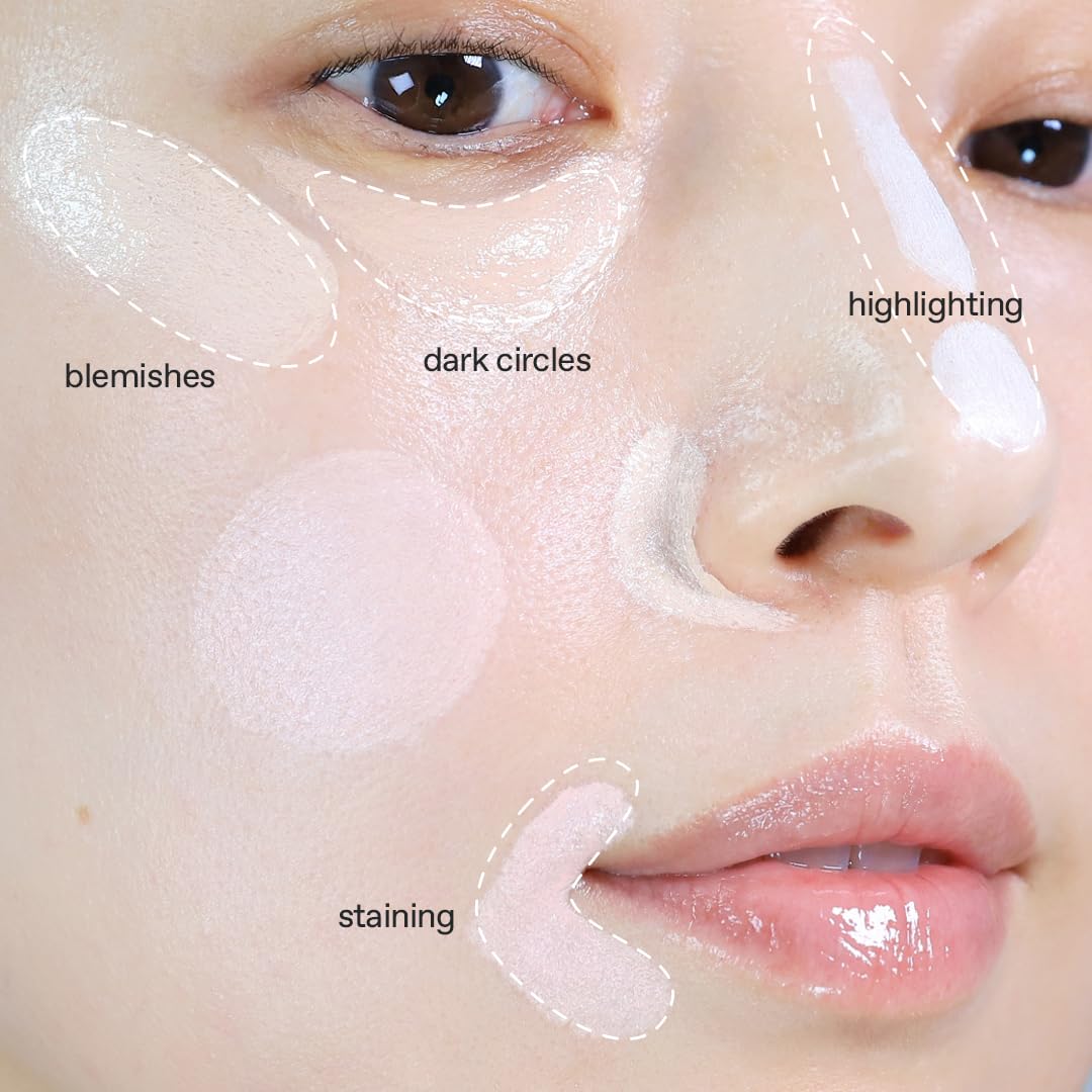 glow blend demo with brush illustrating mixing shades to customize undertone match