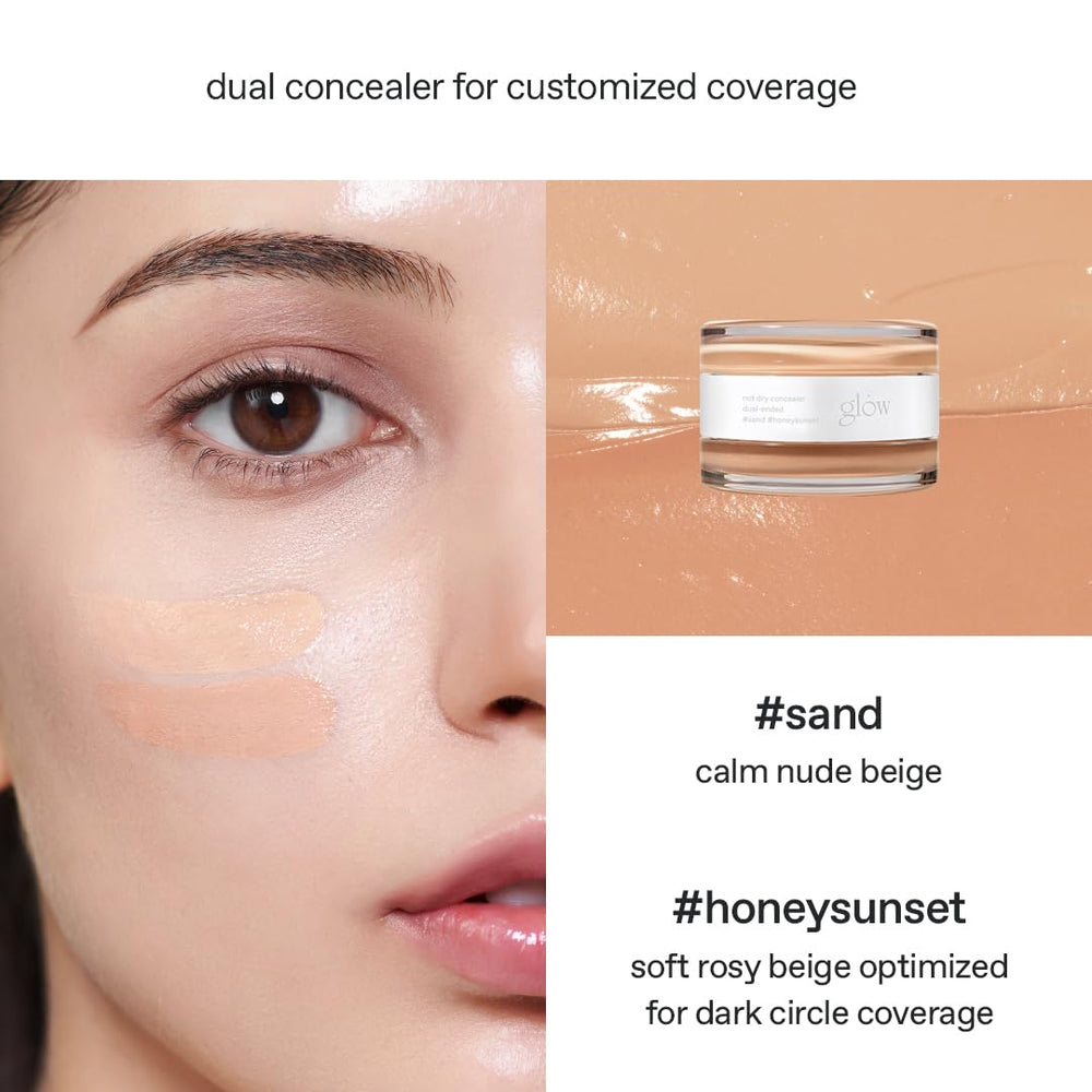 glow label ingredients focus showing key soothing components and clean formulation benefits