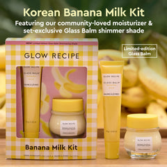 Glow Recipe banana soufflé cream jar front view showing compact packaging