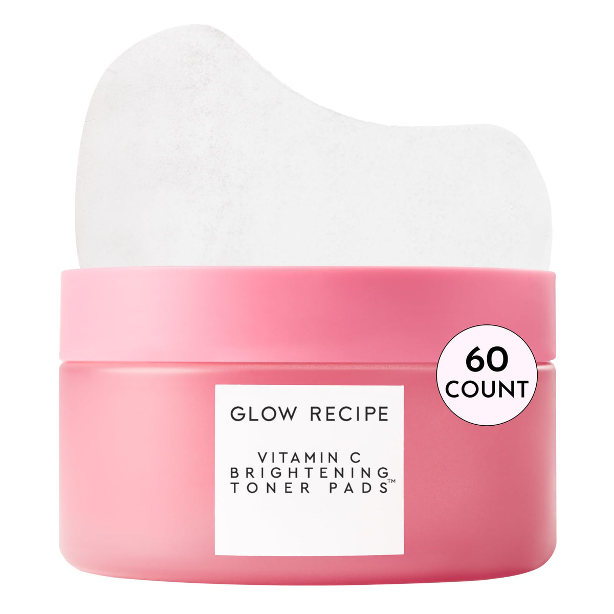 Glow Recipe front packaging showing brightening pads and benefits