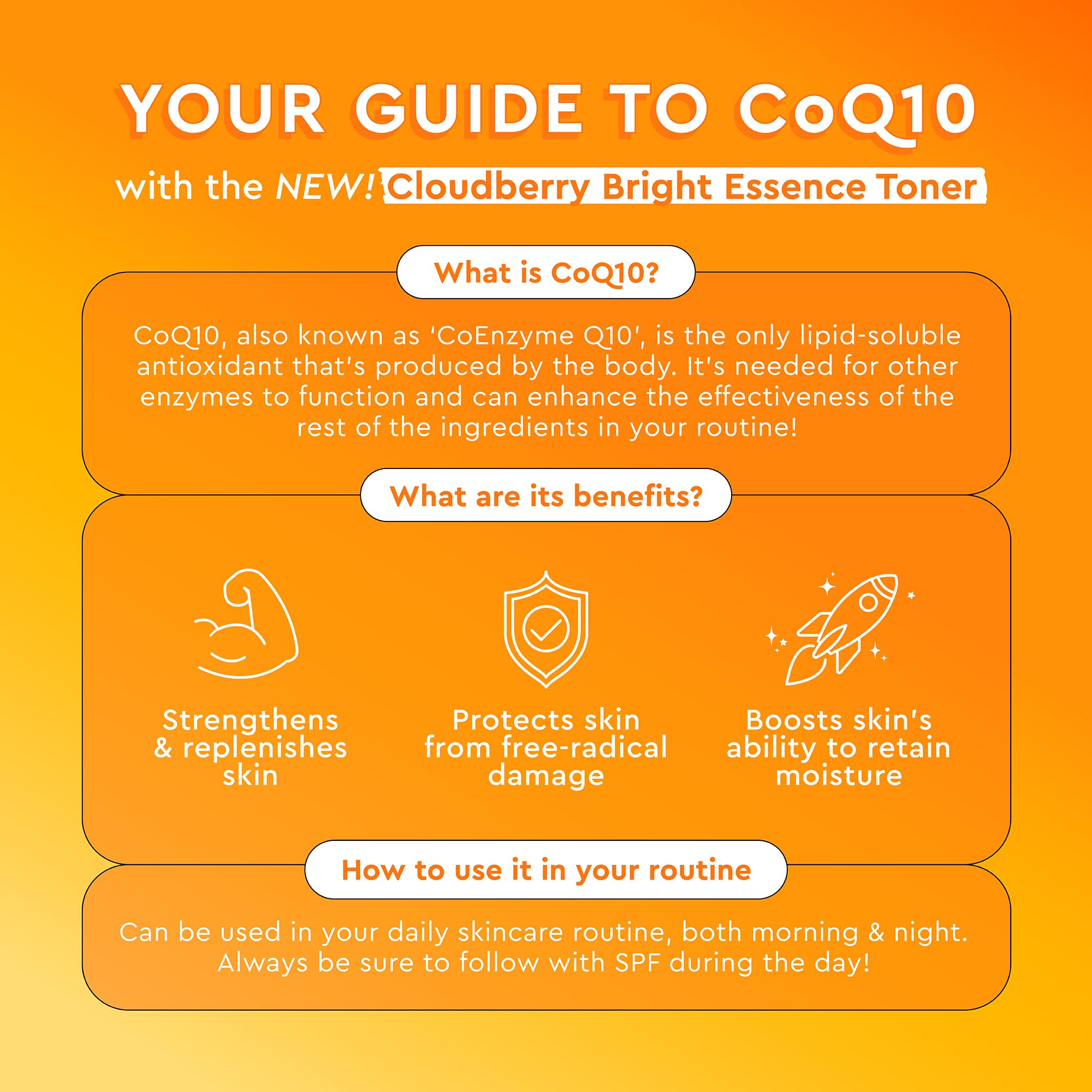 Glow Recipe ingredient label showing cloudberry and vitamin benefits