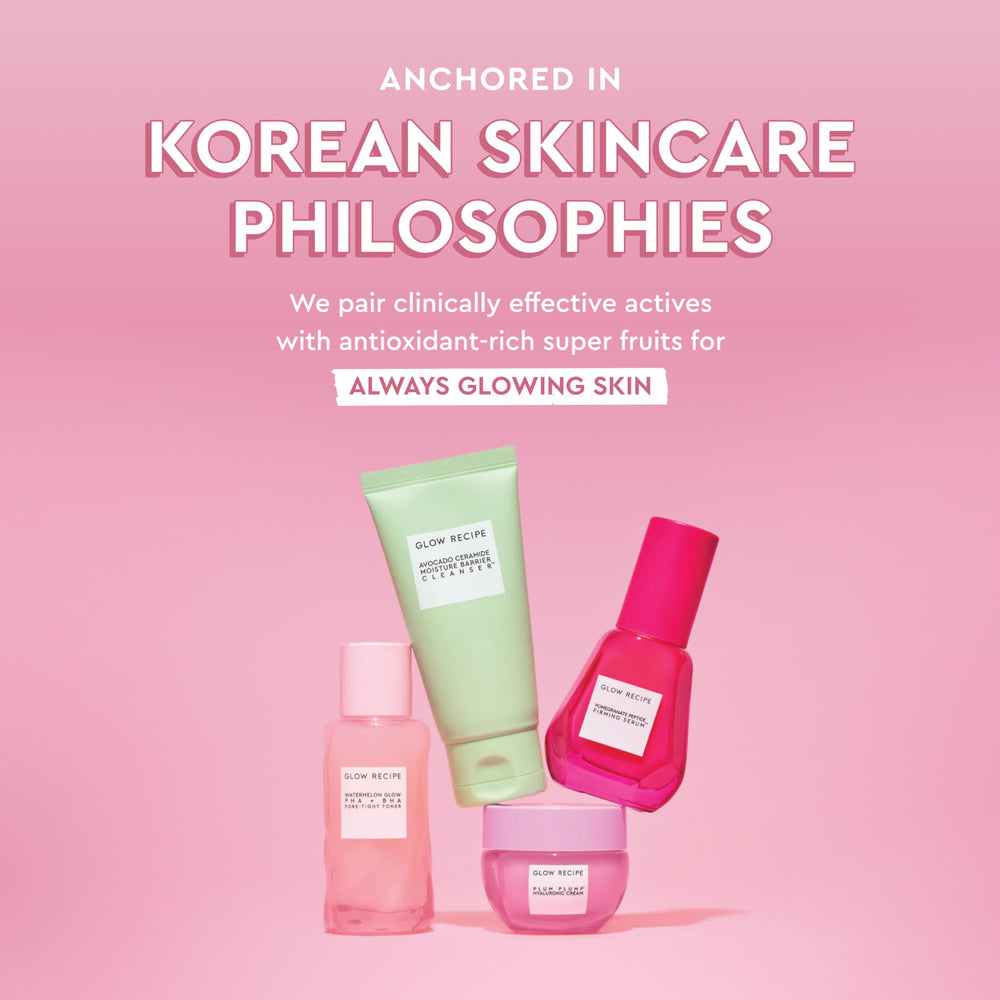 Glow Recipe paired with cleanser to show routine layering benefit